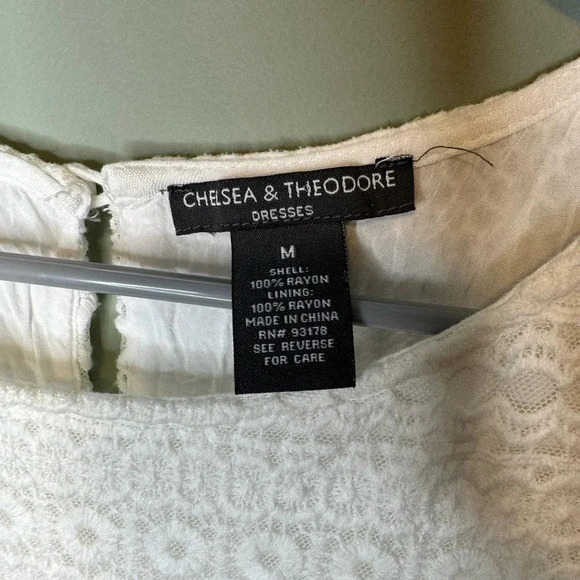 CHELSEA & THEODORE WHITE‎ WOMENS DRESS - Picture 6 of 6